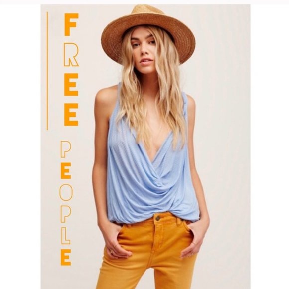 Free People - Bulls Eye Rust Ribbed Tank - Medium - Picture 5 of 5